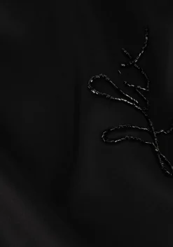 ALIX THE LABEL e top ladies woven satin beaded camisole zwart Hot