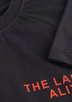 ALIX THE LABEL e t-shirt ladies knitted raglan longsleeve zwart