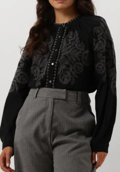 ANTIK BATIK e blouses eglantine blouse zwart Outlet