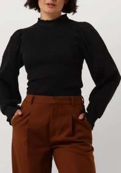 ANTIK BATIK e top angelie smock blouse zwart Hot