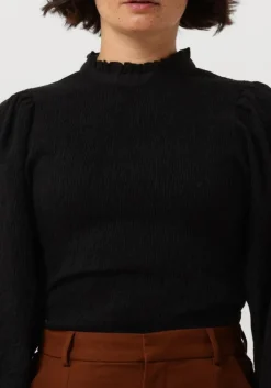 ANTIK BATIK e top angelie smock blouse zwart Hot