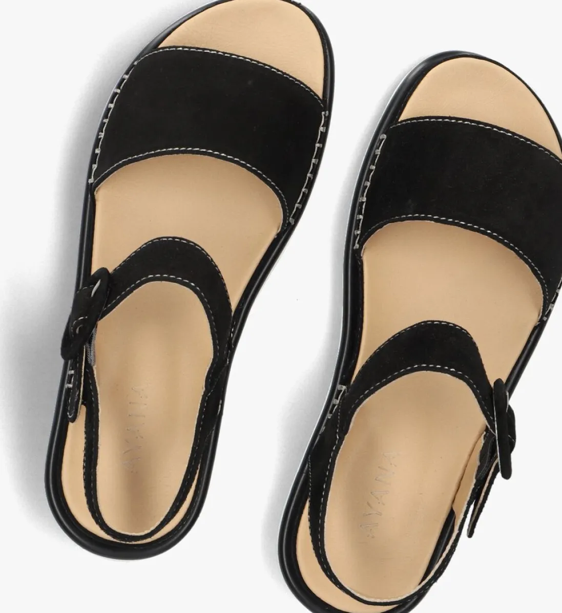 AYANA e platte sandalen 11865 zwart Best