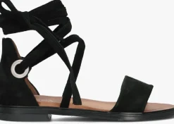 AYANA e platte sandalen m05084 zwart Hot