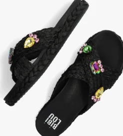 BIBI LOU e slippers 889z70hg zwart Clearance