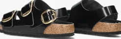 BIRKENSTOCK e slippers milano big buckle dames zwart New