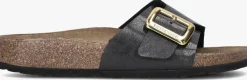 BIRKENSTOCK e slippers catalina cushion buckle zwart Outlet