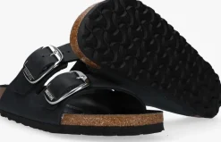 BIRKENSTOCK e slippers arizona big buckle zwart Hot