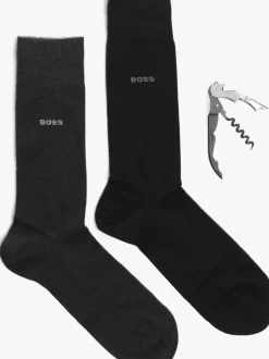 BOSS e sokken 2p rs giftset gadget zwart Hot