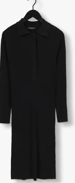 BRUUNS BAZAAR e midi jurk celosia johanna knit dress zwart Best