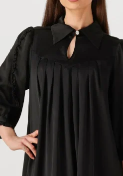 BRUUNS BAZAAR e mini jurk tamia dress zwart Outlet