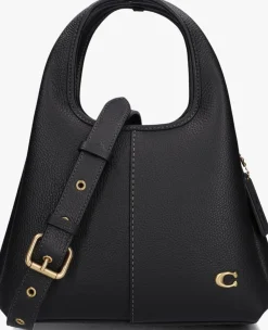 COACH e schoudertas lana zwart Sale