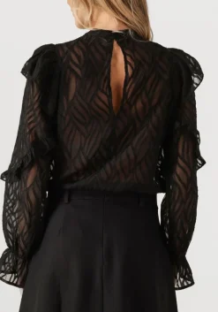 CO'COUTURE e blouses rochelle frill blouse zwart Hot