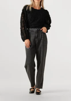 CO'COUTURE e blouses shania fluffy blouse zwart Discount