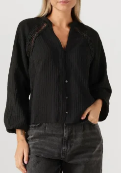 CO'COUTURE e blouses shina lace v-shirt zwart New