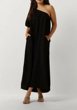 CO'COUTURE e maxi jurk hera asym puff dress zwart Best