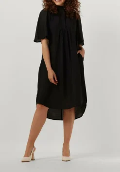 CO'COUTURE e midi jurk cullum volume ss dress zwart Discount