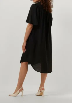 CO'COUTURE e midi jurk cullum volume ss dress zwart Discount