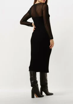 CO'COUTURE e midi jurk baducc mix corset dress zwart Hot