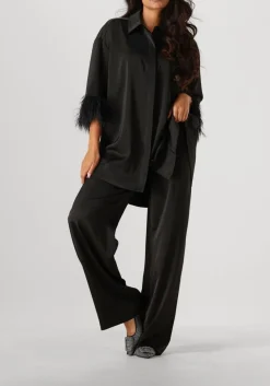 CO'COUTURE e mini jurk adna cc feather shirt zwart Outlet