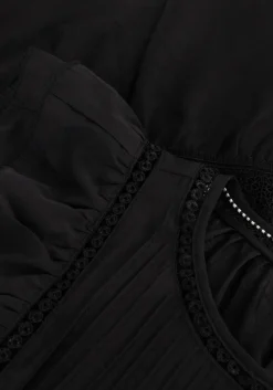 CO'COUTURE e mini jurk callumcc frill pintuck dress zwart Sale