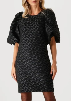 CO'COUTURE e mini jurk zebra cc flock dress zwart Discount