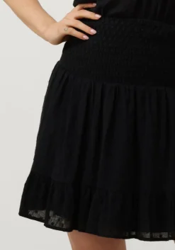 CO'COUTURE e minirok nimba smock skirt zwart Best