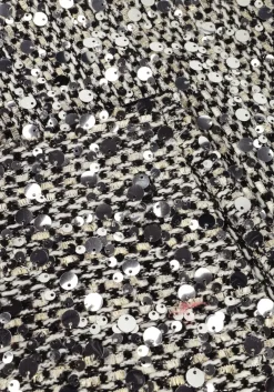 CO'COUTURE e minirok boucle cc sequin mini skirt zwart Outlet