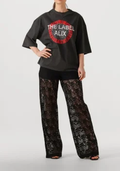 CO'COUTURE e pantalon leroycc lace ll pant zwart