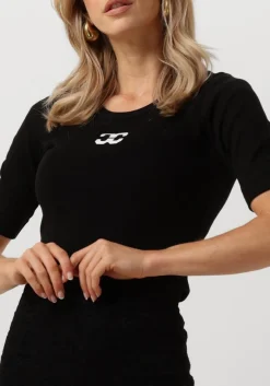 CO'COUTURE e top granny logo tee zwart Sale