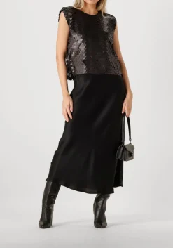 CO'COUTURE e top maxi cc sequin bo blouse zwart Clearance