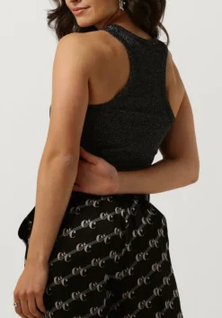 CO'COUTURE e top sahara glitter tank top zwart Sale