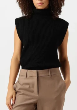 CO'COUTURE e trui maja knit vest zwart Best