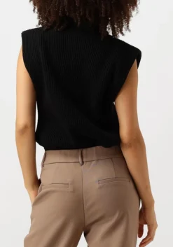 CO'COUTURE e trui maja knit vest zwart Best