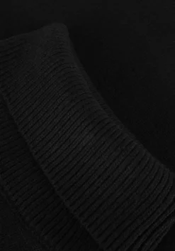 CO'COUTURE e truien/vesten maja slit roll neck zwart