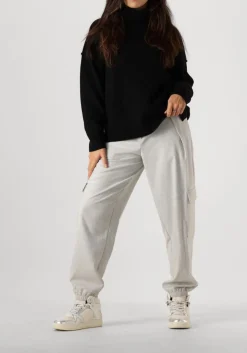 CO'COUTURE e truien/vesten maja slit roll neck zwart