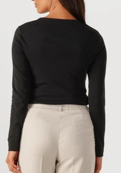 CO'COUTURE e t-shirt granny embroidery longsleeve tee zwart Best