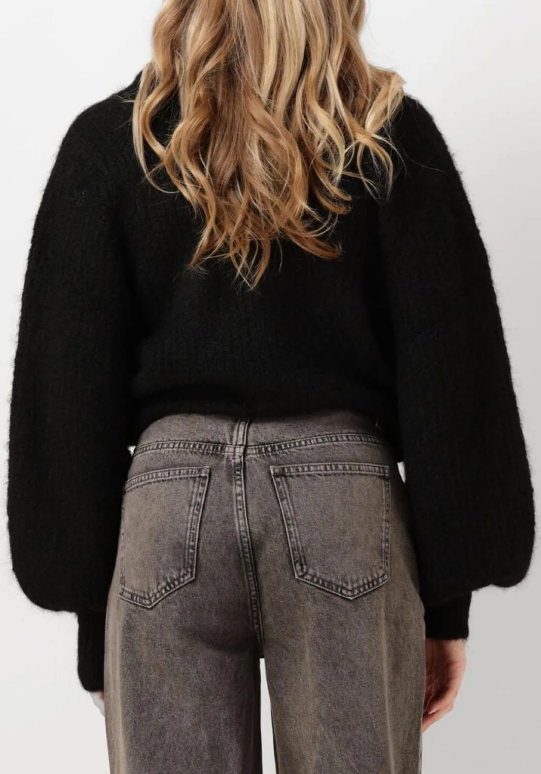 CO'COUTURE e vest corelie button knit zwart Clearance