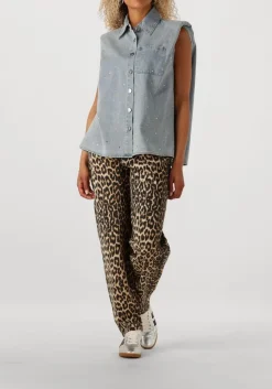 CO'COUTURE e wide jeans leocc pleat pant zwart Online