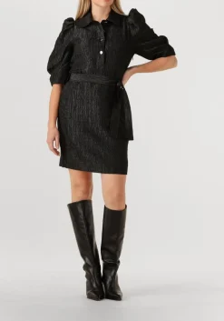 DANTE6 e mini jurk koda shirt dress zwart Sale
