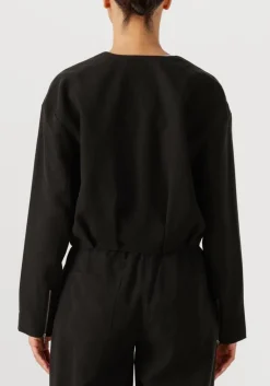 DANTE6 e teddy jas lonza pleated bomber jacket zwart Sale