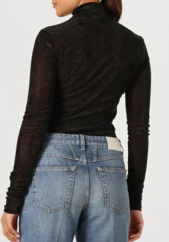 DANTE6 e top olya velvet layering mesh top zwart Online