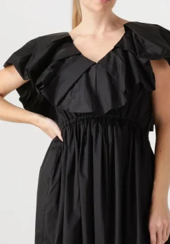 DEVOTION e midi jurk deos zwart