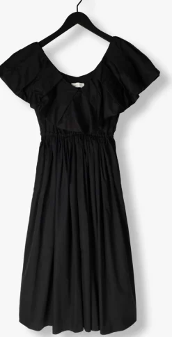 DEVOTION e midi jurk deos zwart