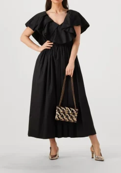 DEVOTION e midi jurk deos zwart