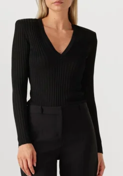 ELISABETTA FRANCHI e trui knitted sweater zwart New