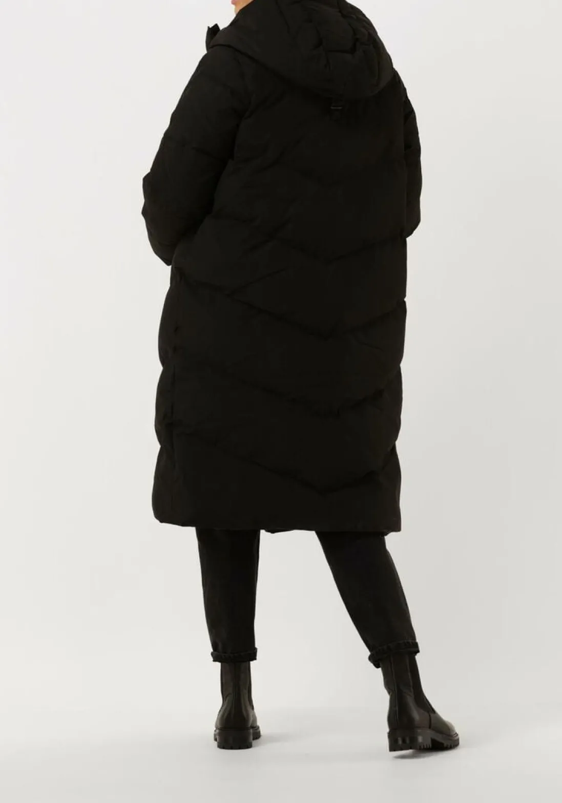 ELVINE e gewatteerde jas naemi zwart