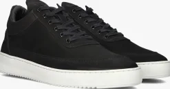 FILLING PIECES e lage sneakers low top ripple nubuck zwart Clearance