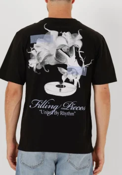 FILLING PIECES e t-shirt t-shirt grammophone zwart New