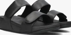 FITFLOP e slippers lulu adjustable shimmerlux sides zwart Discount