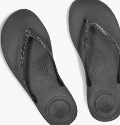 FITFLOP e teenslippers iqushion sparkle zwart Discount